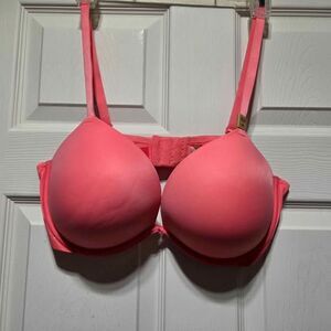 Victoria's Secret PINK Coral super push up 38D bra New with tags